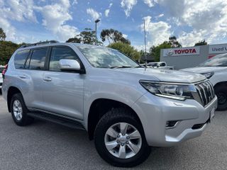 2021  Toyota Landcruiser Prado GXL SUV (Silver Pearl) Used Car Thumbnail