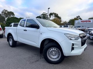 2021  Isuzu D-MAX SX High Ride Cab Chassis (Mineral White) Used Car Thumbnail